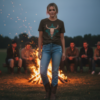 Load image into Gallery viewer, Cow Skull T-shirt